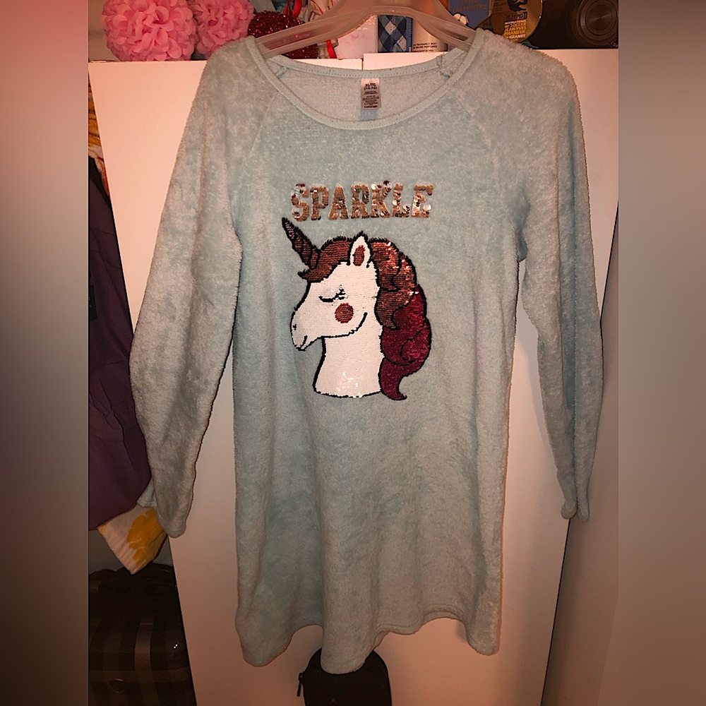Blue Unicorn Pajamas